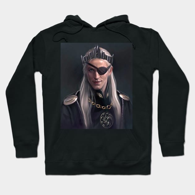 Aemond Targaryen Hoodie by CustomPortraitsWorld